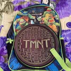 Nickelodeon TMNT Kids Backpack with Green and Blue
